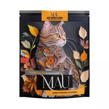DNT MAU pato com tomilho e erva-gateira - comida seca para gatos adultos 700g