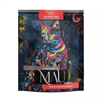 DNT MAU vaca com batata-doce e rosmaninho - comida seca para gatos adultos 700g