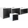 EFB Elektronik Armário de rede de parede 19 polegadas 15U Basic, profundidade 600 mm, monobloco, Flat Pack, RAL 9010 (branco puro)