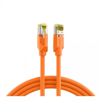 EFB Cabo de rede RJ45 Cat.6A S/FTP LSZH Draka UC900 TM31 laranja 0,25m