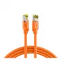 EFB Cabo de rede RJ45 Cat.6A S/FTP LSZH Draka UC900 TM31 laranja 0,25m