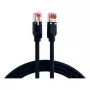 EFB Cabo de rede RJ45 Cat.6A S/FTP LSZH Dätwyler 7702 TM21 preto 0,15m