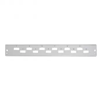 EFB painel frontal 1U 24 SC duplex deslocados horizontalmente RAL7035