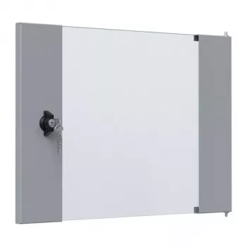 EFB Elektronik porta de vidro para armário de parede X-Rack 9U cinzento RAL 7035 (WGX-TUR09GR.G)