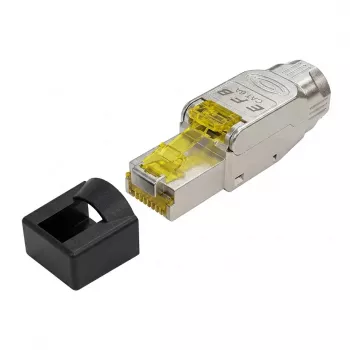 EFB ficha RJ45 STP Cat.6A de montagem em campo com baioneta