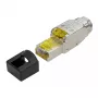 EFB ficha RJ45 STP Cat.6A de montagem em campo com baioneta