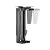 LogiLink EO0030 suporte de PC rotativo para debaixo da secretária com libertação rápida, preto, máx. 10 kg