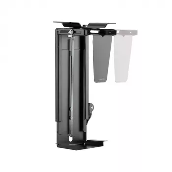 LogiLink EO0030 suporte de PC rotativo sob a secretária com fecho rápido, preto, máx. 10 kg