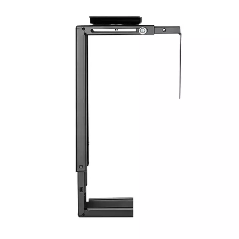 LogiLink EO0030 suporte de PC rotativo para debaixo da secretária com libertação rápida, preto, máx. 10 kg