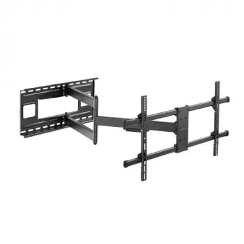 LogiLink suporte de parede de movimento total para LCD-TV / Curved LCD-TV - aço - preto - tamanho do ecrã: 109-203 cm (43-80 polegadas)