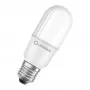 LEDVANCE lâmpada LED tubular 9W 75W equivalente E27 1050lm 2700K branco quente fosca 200° 15000h classe energética E