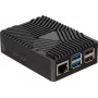 Joy-IT RB-AlucaseP5-09 caixa SBC para Raspberry Pi 5, alumínio, preta
