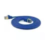 WANTEC cabo de rede extra fino CAT7 SSTP - 10 m - Cat7 - S/FTP (S-STP) - RJ-45 - RJ-45 - azul