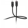 ShiverPeaks Flexline FL31-77155 Cabo Thunderbolt 4 - ficha USB-C para ficha USB-C - 1,5 m - preto - contactos dourados - 40 Gbit/s
