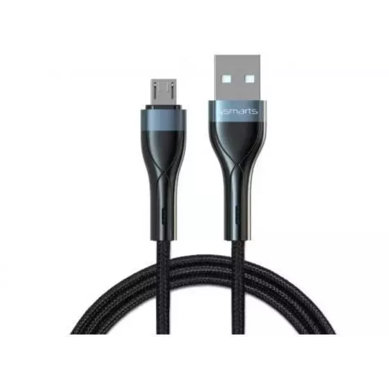 4SMARTS Cabo USB-A para Micro-USB PremiumCord 10W 1m, preto