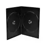 MEDIARANGE BOX14-7-100 embalagem de caixas Slimline para disco duplo - 100 unidades - preto - 7 mm - plástico