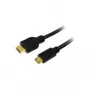 LogiLink Cabo HDMI High Speed com Ethernet para Mini HDMI 1 m preto