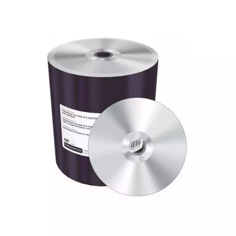 MEDIARANGE MRPL608-C DVD-R 4,7 GB 16x imprimível por jato de tinta branco 100 discos spindle