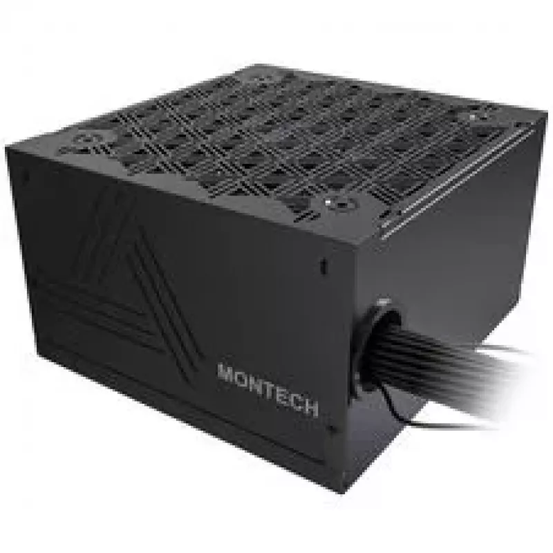 Fonte de alimentação Montech BETA 2 80 PLUS Bronze, ATX 3.1, PCIe 5.1 - 850 Watt, preto