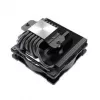 Akasa ALUCIA H6L M2 dissipador de CPU low-profile – 120 mm, preto/azul