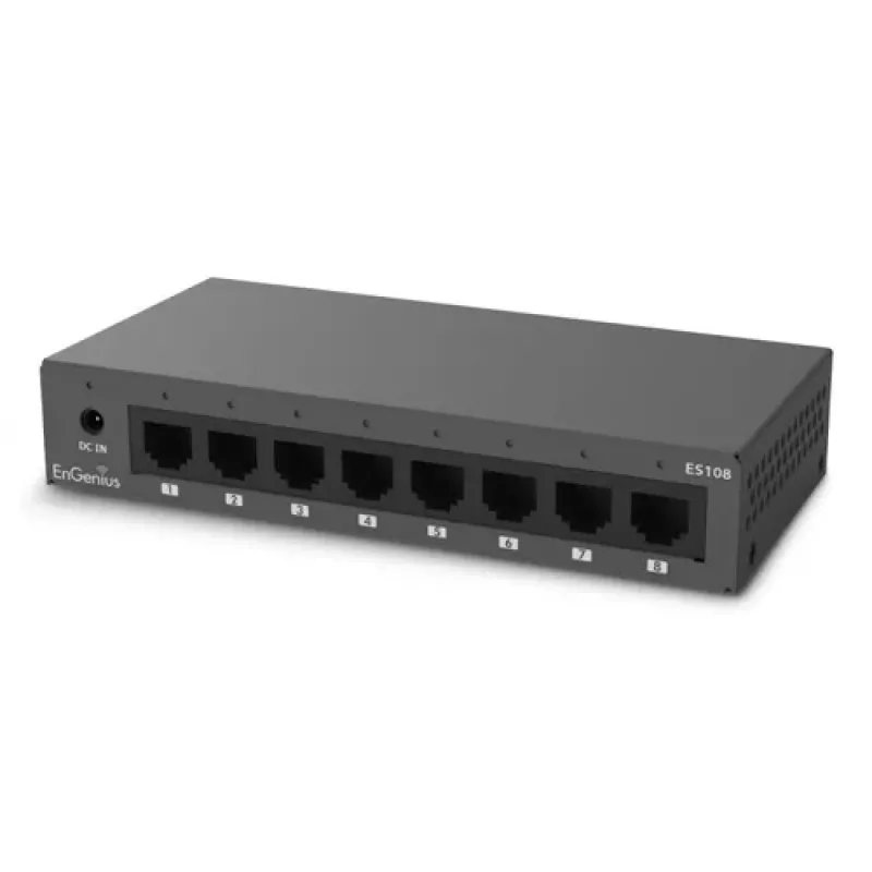 EnGenius ES108 Switch Gigabit não gerido de 8 portas