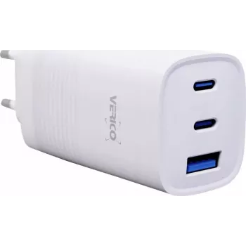 Carregador de parede Verico Mojo 65W GaN 3 USB 65 W corrente de saída máx. 3250 mA