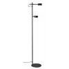 Luca Candeeiro LED de chão, 2x4W, Preto