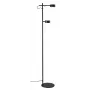Luca Candeeiro LED de chão, 2x4W, Preto