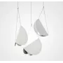 Lâmpada pendente Shell 3x7W