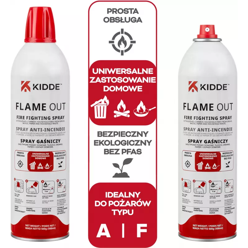Spray extintor Kidde KFS-500 Flame Out 500 ml