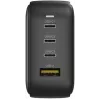 Carregador UNITEK GaN 4 portas 100W PD 3.0 QC 3.0 preto