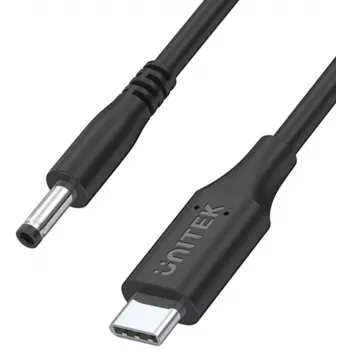 Cabo de alimentação UNITEK USB-C para DC para Lenovo 65W, 1,8m, preto