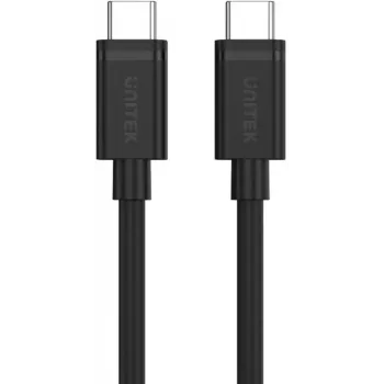 Cabo UNITEK USB-C para USB-C 3m - preto - USB 3.2 Gen 2 10Gbps 100W PD