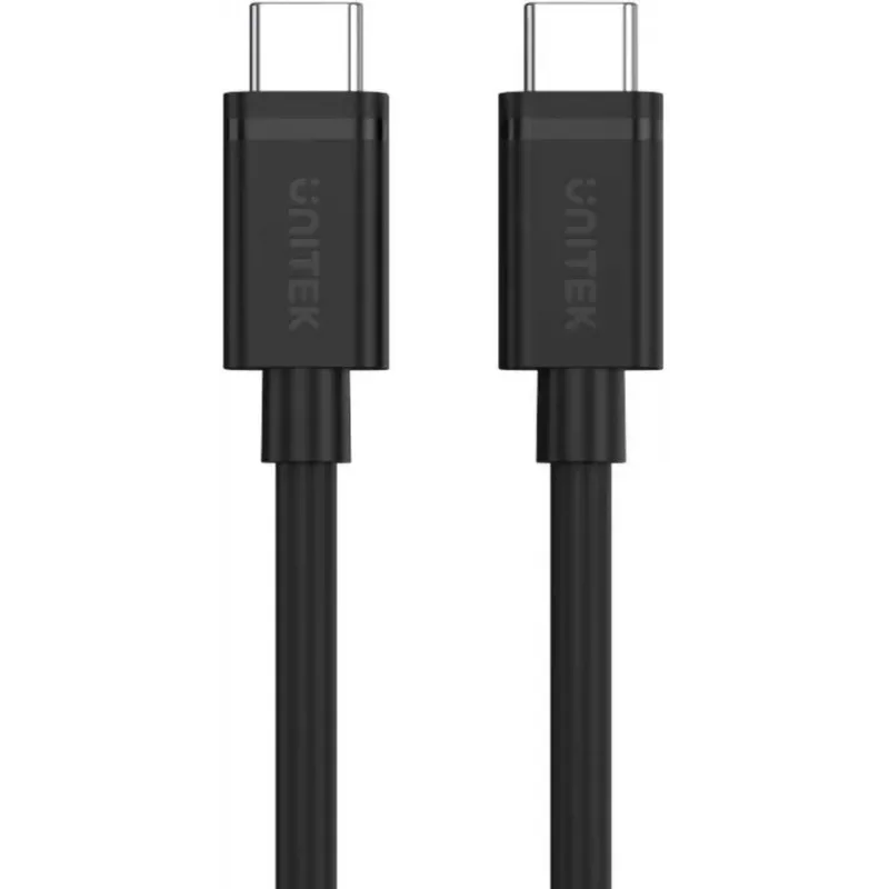 Cabo UNITEK USB-C para USB-C 3m - preto - USB 3.2 Gen 2 10Gbps 100W PD