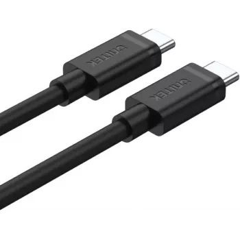 Cabo UNITEK USB-C para USB-C 3m - preto - USB 3.2 Gen 2 10Gbps 100W PD
