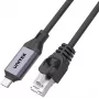 Cabo adaptador UNITEK USB-C para RJ-45 Gigabit Ethernet 2m