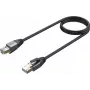 Cabo de rede UNITEK Cat.8 S/FTP Ethernet Patch RJ45 LAN 20m preto