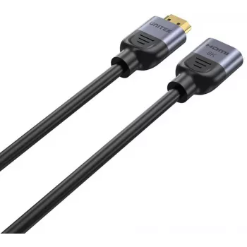 Cabo de extensão UNITEK HDMI 1m, HDMI 2.1, 8K@60Hz, 48Gbps, preto