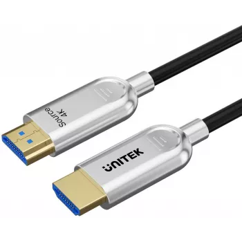 Cabo ótico ativo UNITEK HDMI 2.0 30m 4K 60Hz AOC