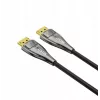 Cabo UNITEK DisplayPort 2.1 de fibra ótica ativo 20m 8K 80Gbps preto