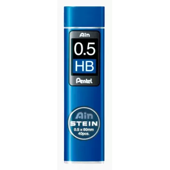 Pentel C275-HBO Pack de Recarga de Minas Mecânicas - 0,5 mm - Azul - 40 Minas - Tubo Doseador