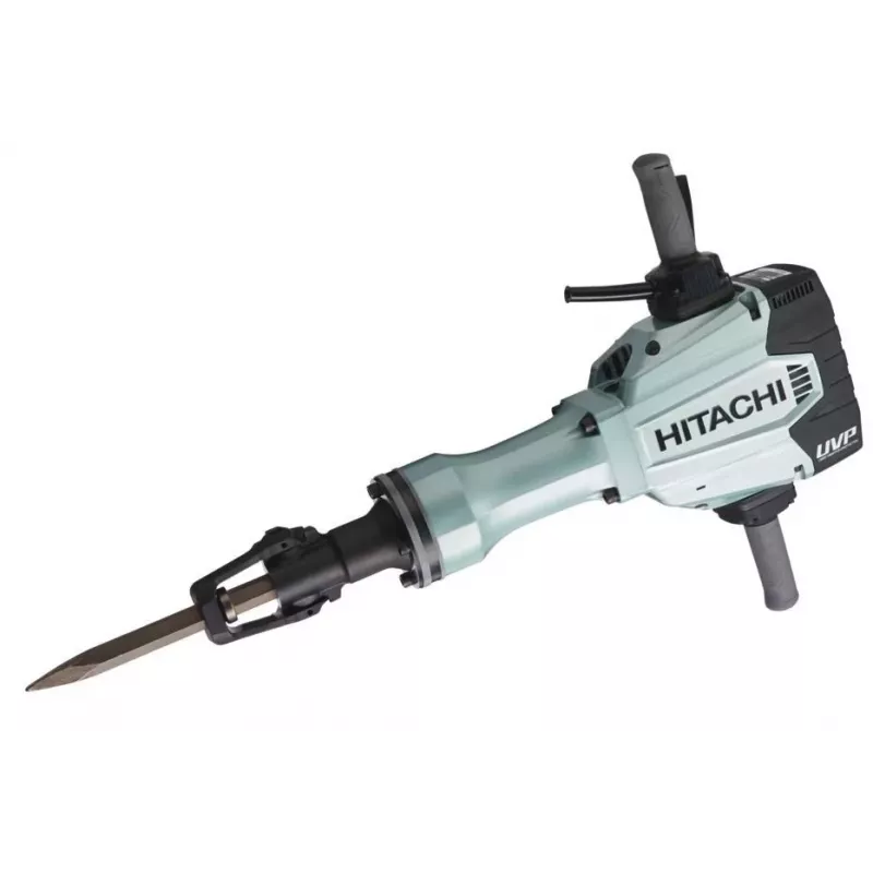 Martelo demolidor Hikoki H90SG, 2000 W, 70 J, sextavado de 28 mm, preto/verde/cinzento