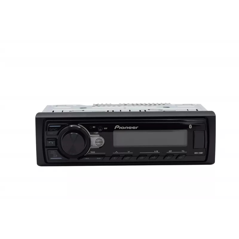 Pioneer MVH-230BT Rádio de automóvel Bluetooth sem mecanismo com USB e AUX
