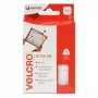 Quadrados de velcro adesivos VELCRO VEL-EC60235, 25 x 25 mm, 24 conjuntos, Branco