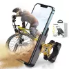Suporte metálico de telemóvel para bicicleta Wozinsky para trotinete, preto (WBHBK3)