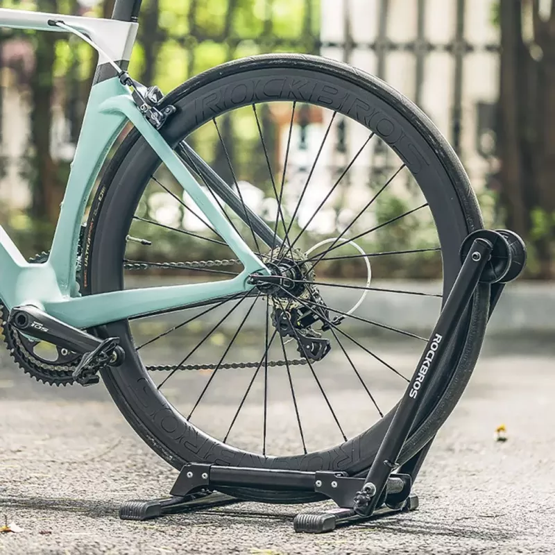 Suporte de bicicleta dobrável ROCKBROS - preto, universal para rodas de 20-29 polegadas, capacidade de 25 kg