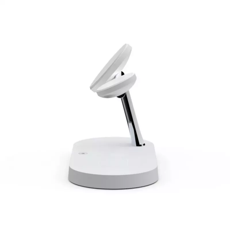 Capa MagSafe 3em1 Tech-Protect Magmat A12 para Apple iPhone 15 Pro Max, branco