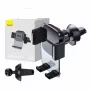 Suporte de telemóvel para grelha com fixação Baseus Easy Control (preto)