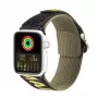Pulseira de nylon Dux Ducis (Outdoor Version) para Apple Watch Ultra, SE, Series 9, 8, 7, 6, 5, 4, 3, 2, 1 (49, 45, 44, 42 mm) - amarelo