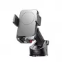 Suporte de telemóvel com carregador por indução Joyroom JR-ZS241S para painel de bordo - preto